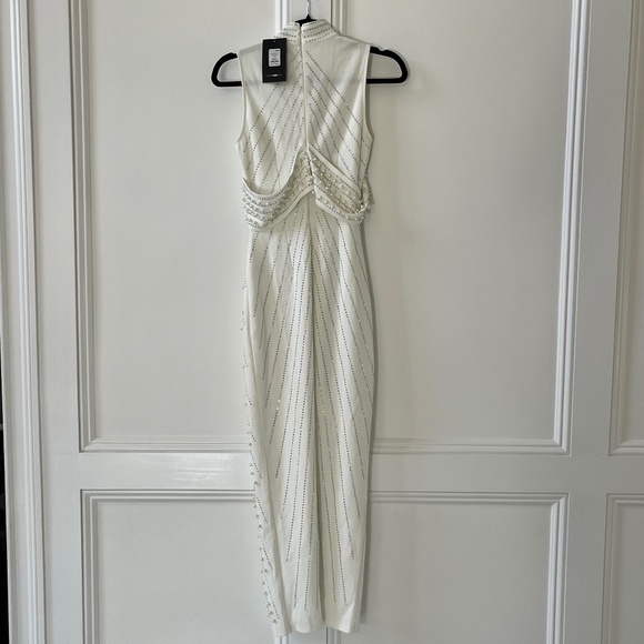 Look Beyond The Pearls Dress - White Small - Picture 4 of 5